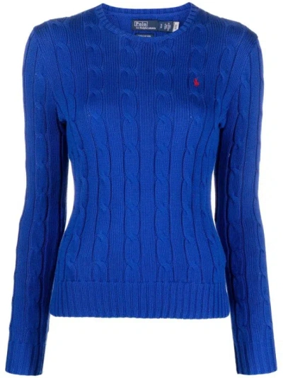Polo Ralph Lauren Crew Neck Sweater In Blue