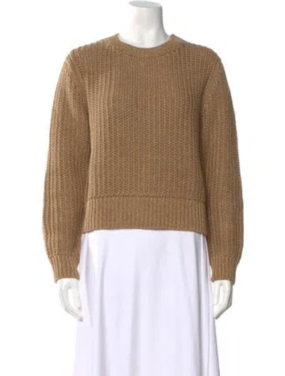 Pre-owned Polo Ralph Lauren Crew Neck Sweater In Brown