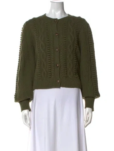 Pre-owned Polo Ralph Lauren Crew Neck Sweater In Green
