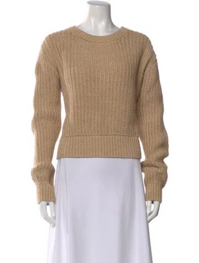 Pre-owned Polo Ralph Lauren Crew Neck Sweater In Neutral