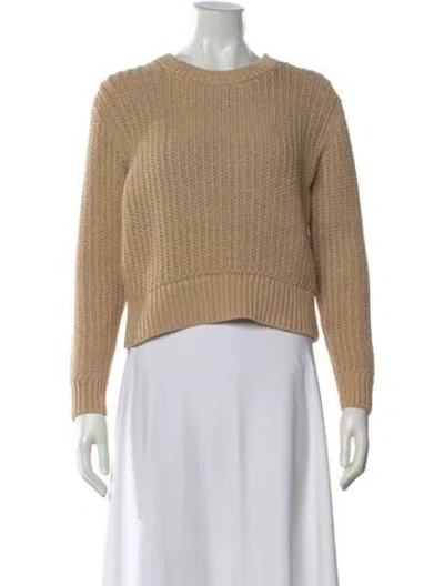 Pre-owned Polo Ralph Lauren Crew Neck Sweater In Neutral