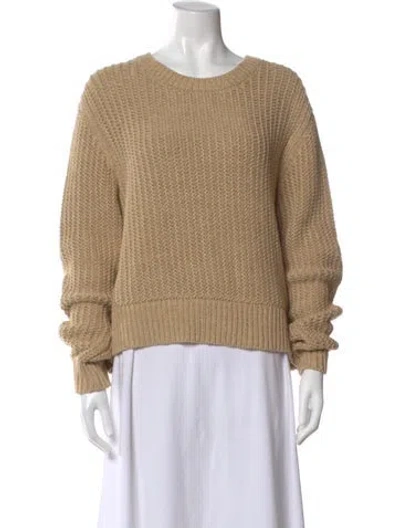 Pre-owned Polo Ralph Lauren Crew Neck Sweater In Neutral