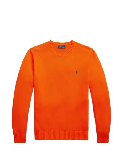 Polo Ralph Lauren Crew-neck Sweater In Orange