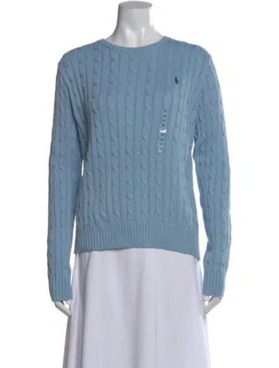 Pre-owned Polo Ralph Lauren Crew Neck Sweater W/ Tags In Blue