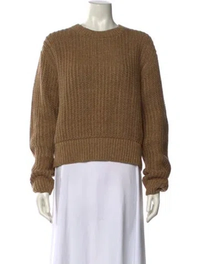 Pre-owned Polo Ralph Lauren Crew Neck Sweater W/ Tags In Brown
