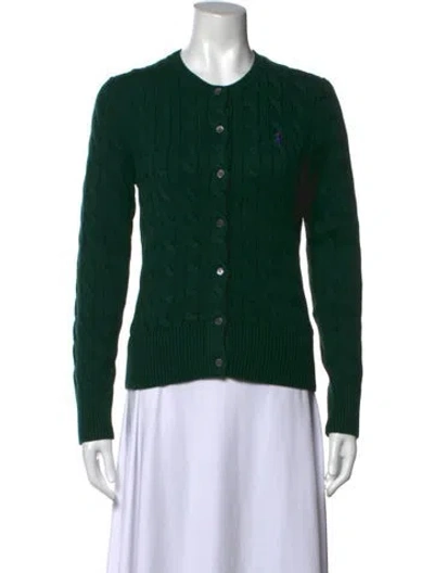 Pre-owned Polo Ralph Lauren Crew Neck Sweater W/ Tags In Green