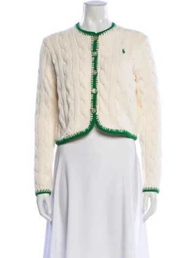 Pre-owned Polo Ralph Lauren Crew Neck Sweater W/ Tags In Neutral