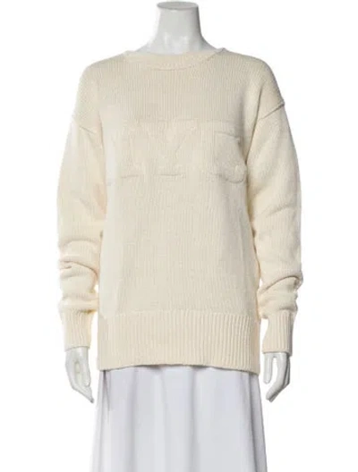 Pre-owned Polo Ralph Lauren Crew Neck Sweater W/ Tags In Neutral