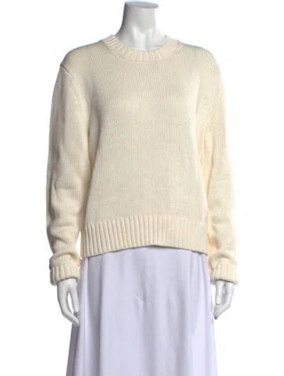 Pre-owned Polo Ralph Lauren Crew Neck Sweater W/ Tags In Neutrals