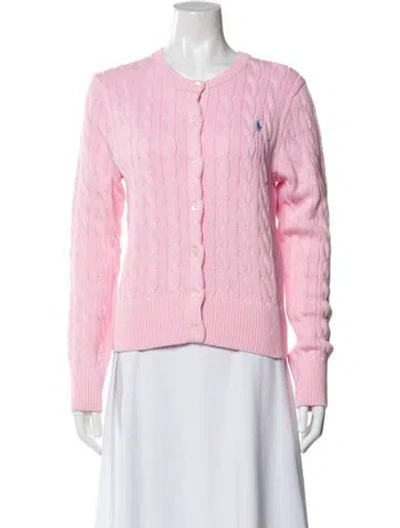 Pre-owned Polo Ralph Lauren Crew Neck Sweater W/ Tags In Pink