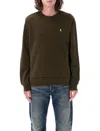 Polo Ralph Lauren Loopback Fleece Sweatshirt In Dark Loden