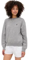 Polo Ralph Lauren Crew Neck Knit Sweater In Grey