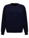 Polo Ralph Lauren Polo Pony Crew-neck Sweatshirt In Blue