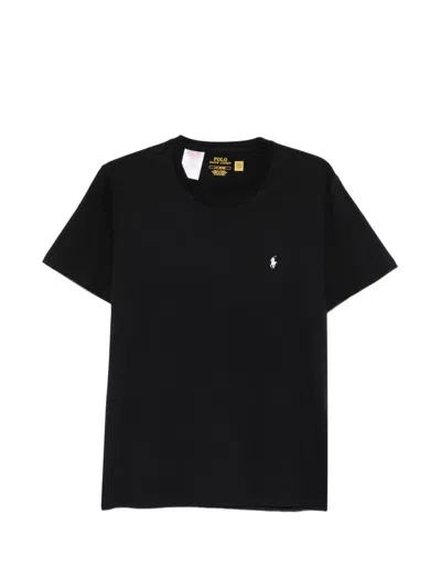 Polo Ralph Lauren Crew Neck Short Sleeve T-shirt In Black