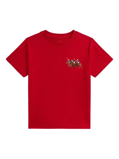 Polo Ralph Lauren Kids' Crew-neck T-shirt In Multi