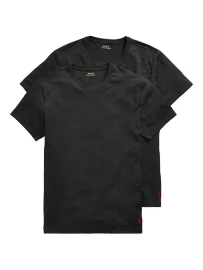Polo Ralph Lauren Crew-neck T-shirt (set Of Two) In Black
