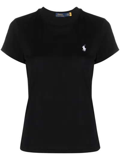 POLO RALPH LAUREN POLO RALPH LAUREN CREW NECK T-SHIRT WITH HORSE