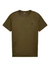 Polo Ralph Lauren Crew Neck T-shirt With Logo  In Green