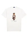 Polo Ralph Lauren White Polo Bear T-shirt Custom Slim-fit In White