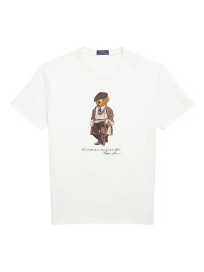 POLO RALPH LAUREN CREW NECK T-SHIRT WITH PRINT