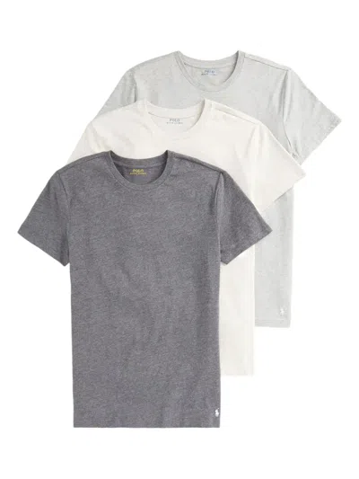 Polo Ralph Lauren Crew-neck Undershirt (pack Of 3) In Multi