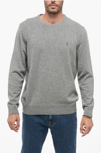Polo Ralph Lauren Polo Pony Long-sleeve Jumper In Grey