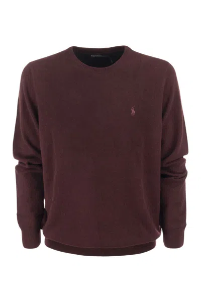 Polo Ralph Lauren Crew-neck Wool Sweater In Multi