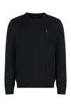 Polo Ralph Lauren Black Crew Neck Knitwear In Blue