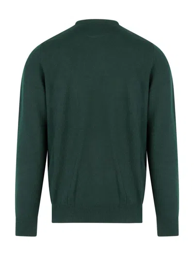Polo Ralph Lauren Crew-neck Wool Jumper In Green