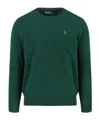 Polo Ralph Lauren Men's Sweaters Ralph Lauren - Ls Cn Pp Long Sleeve Pullover - Green In Green