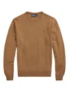 Polo Ralph Lauren Ralph Lauren Luxurious 100% Wool Sweater In Brown