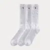 Polo Ralph Lauren Crew Sock 3-pack In Gray