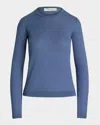 Polo Ralph Lauren Cashmere Crewneck Sweater In Blue