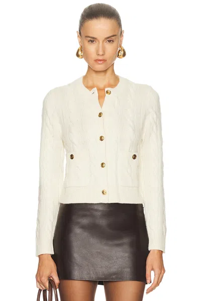 Polo Ralph Lauren Crewneck Cardigan In White