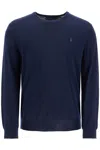 Polo Ralph Lauren Crewneck Pullover With Embroidered In Blue