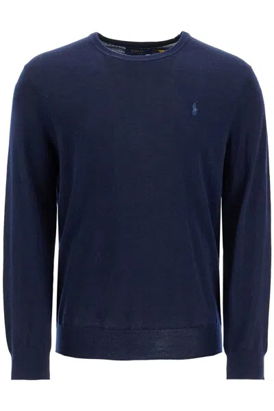 POLO RALPH LAUREN CREWNECK PULLOVER WITH EMBROIDERED