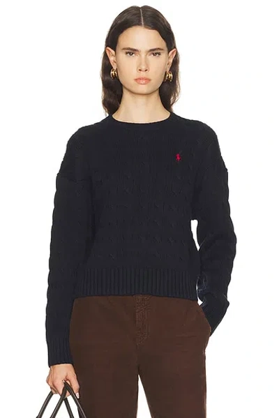 Polo Ralph Lauren Crewneck Sweater In Blue