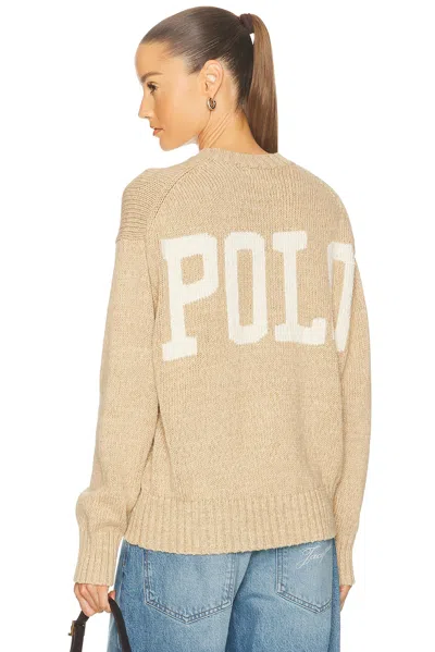 Polo Ralph Lauren Crewneck Sweater In Brown