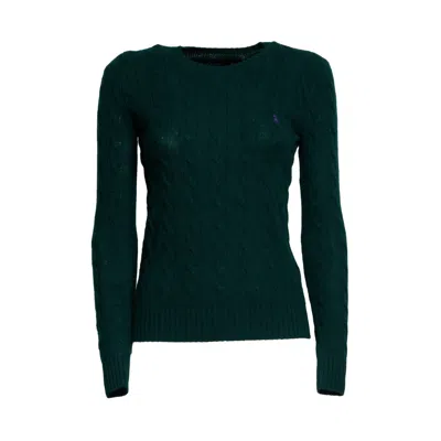 Polo Ralph Lauren Crewneck Sweater In Wool And Cashmere In Black