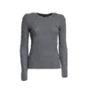 Polo Ralph Lauren Crewneck Sweater In Wool And Cashmere In Gray