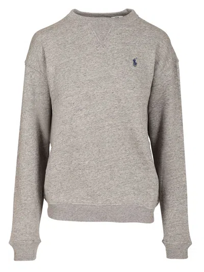 Polo Ralph Lauren Crewneck Sweatshirt In Brown