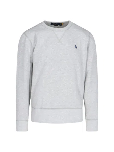 Polo Ralph Lauren Crewneck Sweatshirt In Andover Heather