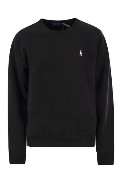 Polo Ralph Lauren Pony Sweashirt In Black