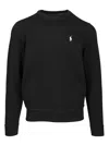 Polo Ralph Lauren Ribbed Crew Neck Sweater With Long Sleeves In Black