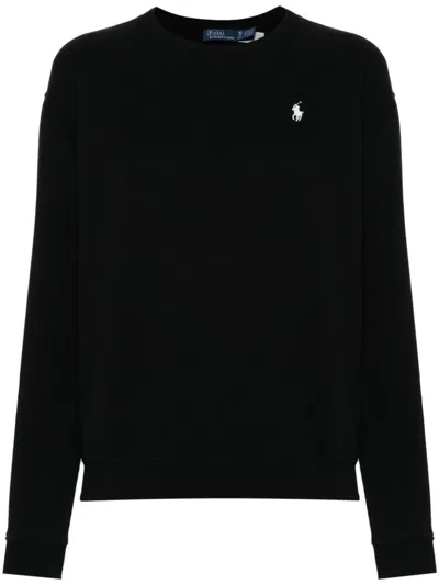 Polo Ralph Lauren Crewneck Sweatshirt In Black