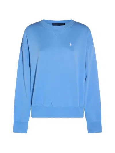 Polo Ralph Lauren Crew-neck Sweatshirt In Blue
