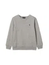 Polo Ralph Lauren Teen Embroidered Logo Sweatshirt In Grey