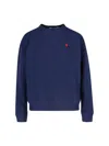 Polo Ralph Lauren Ralph Lauren Crewneck Cotton Sweatshirt In Navy
