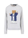 Polo Ralph Lauren Ls Cable Cn-long Sleeve-pullover Sweatshirts Grey In Gray
