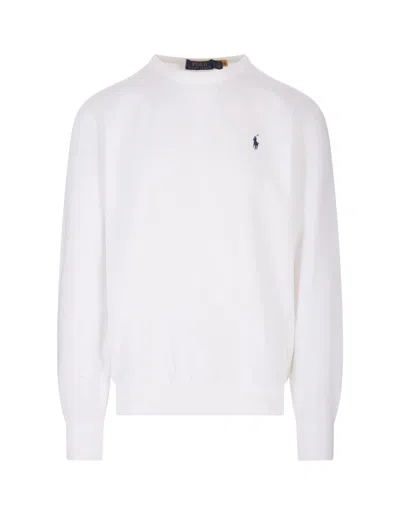 Polo Ralph Lauren Crewneck Sweatshirt In White
